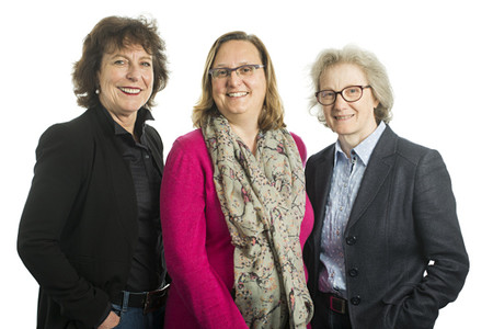 Die drei Sprecherinnen der Fachgruppe. Die drei Sprecherinnen der Fachgruppe.